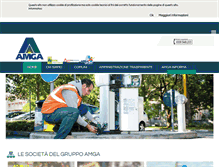 Tablet Screenshot of amga.it